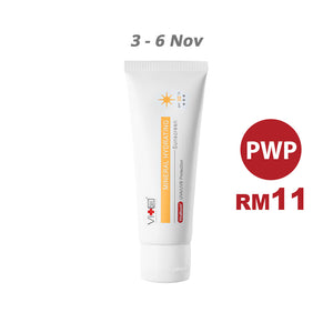 🎁 PWP @ RM11 Mineral Sunscreen 50ml (Exp Aug 2025) (Discount)