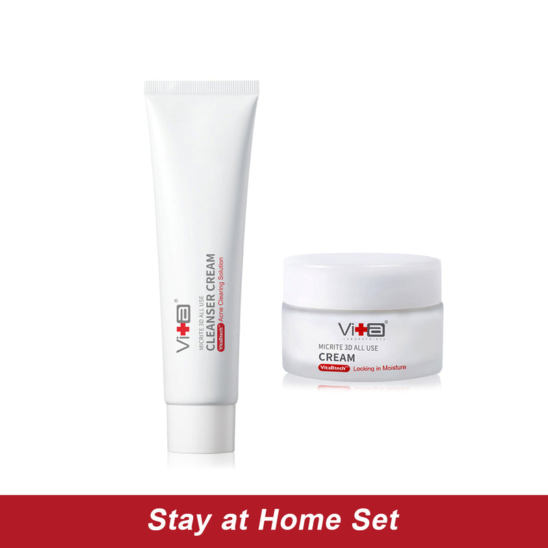 【Stay at Home Set】Swissvita Cleanser Cream 100g, Cream 60ml