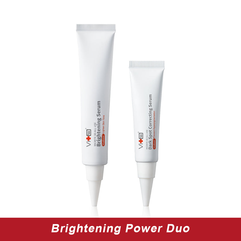 【Brightening Power Duo】 Swissvita Dark spot correcting serum 15g + Brightening Serum 30g